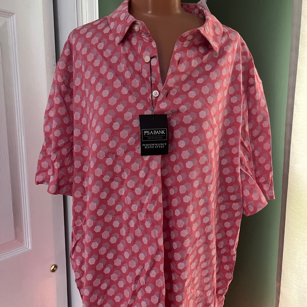 Jos. A. Bank Pink Casual Button Down Shirt